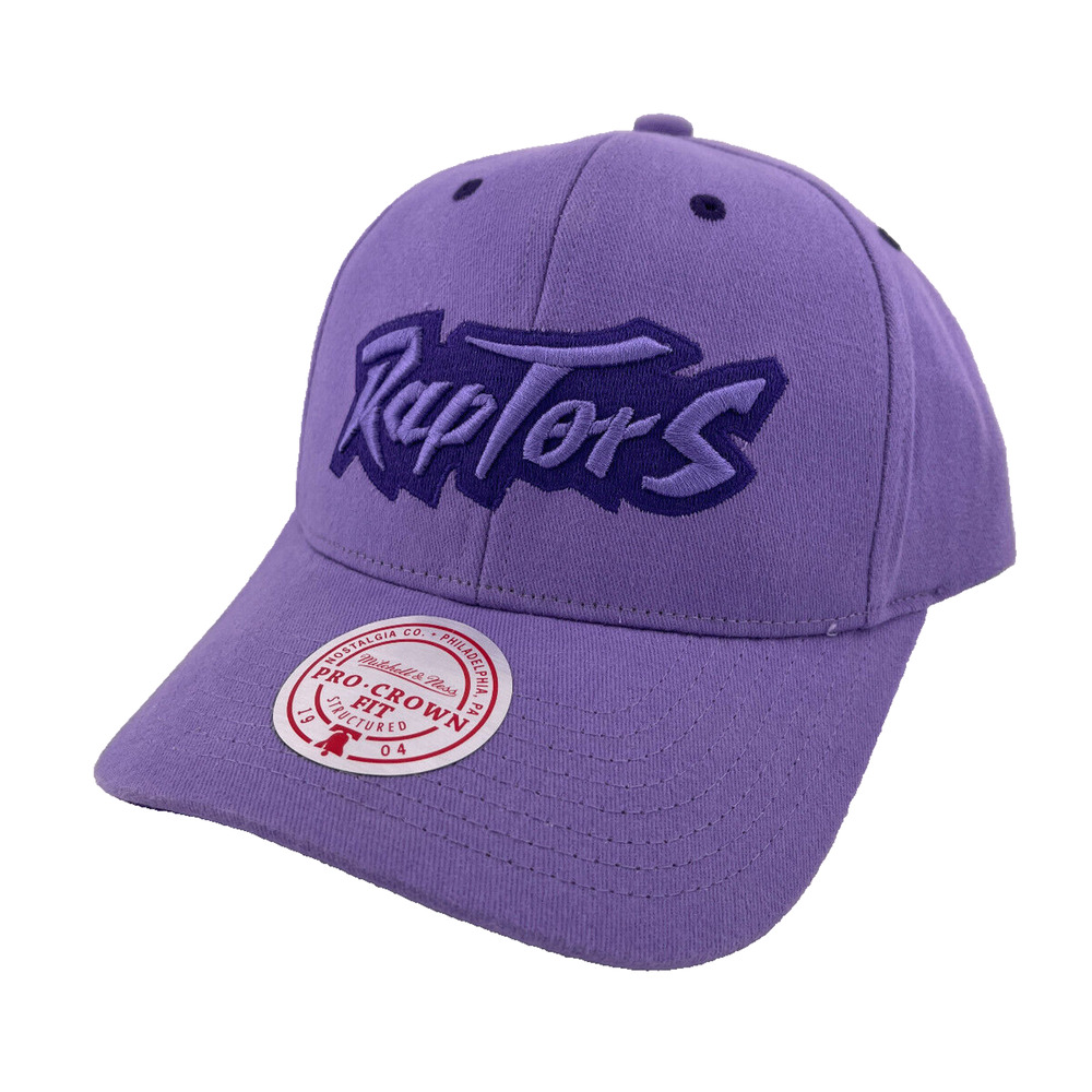 Mitchell & Ness Toronto Raptors NBA Purple/Black UV Pro Crown Fit Snapback Hat